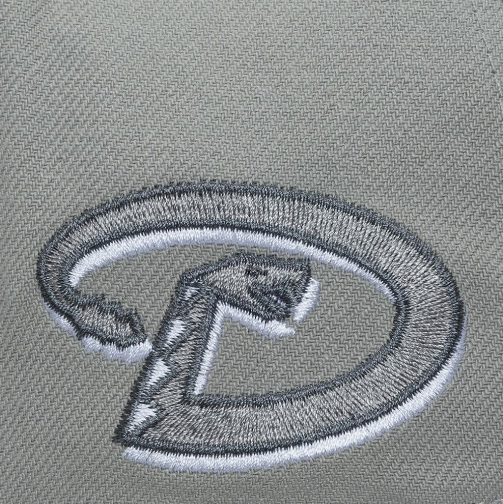 Gray Arizona Diamondbacks Mitchell & Ness Cooperstown Thunderstorm Head Coach Pro-Crown Adjustable Hat