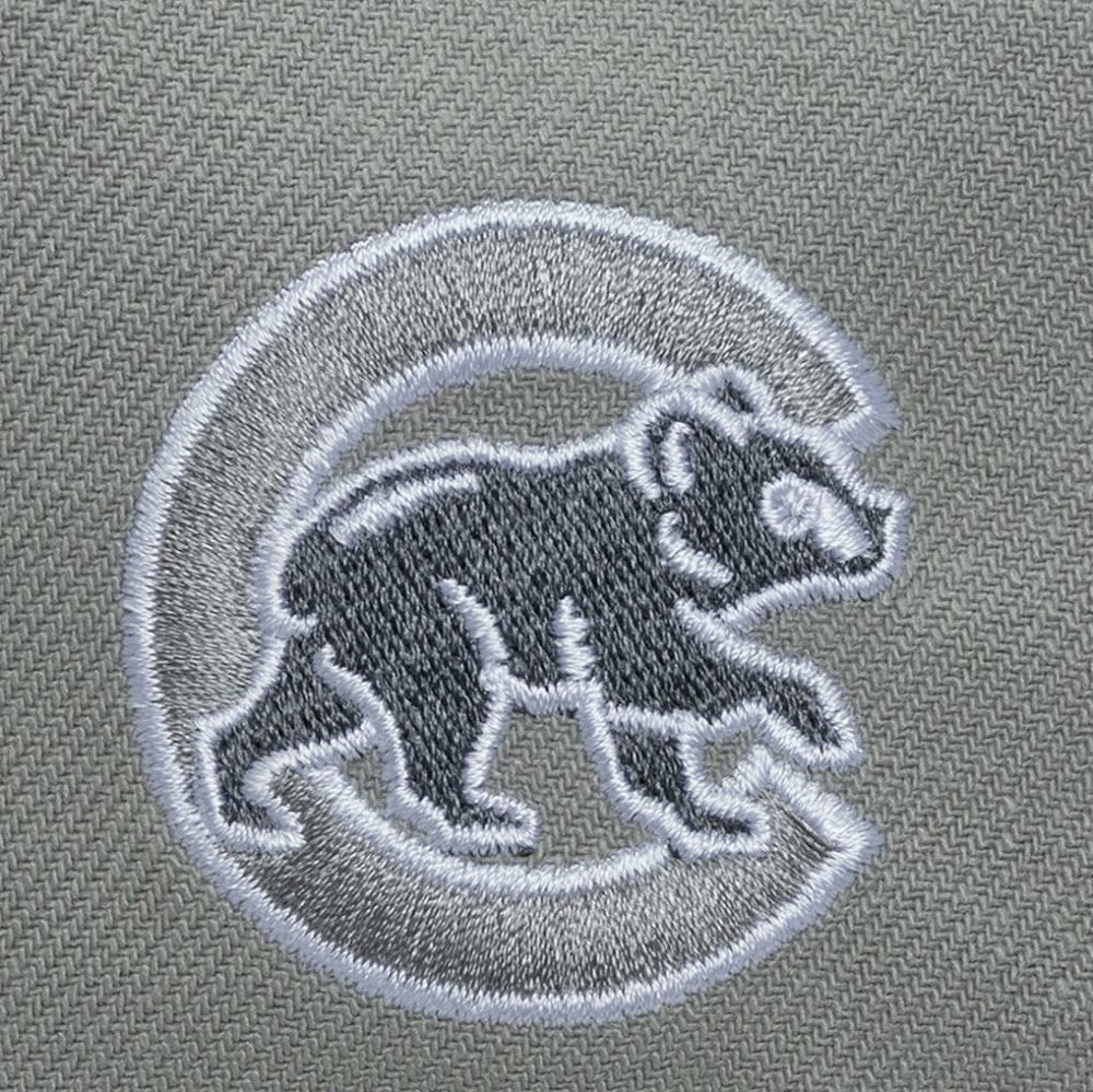 Gray Chicago Cubs Mitchell & Ness Thunderstorm Head Coach Pro-Crown Adjustable Hat