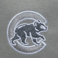 Gray Chicago Cubs Mitchell & Ness Thunderstorm Head Coach Pro-Crown Adjustable Hat