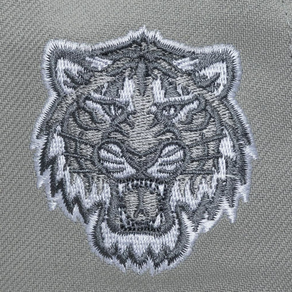 Gray Detroit Tigers Mitchell & Ness Thunderstorm Head Coach Pro-Crown Adjustable Hat