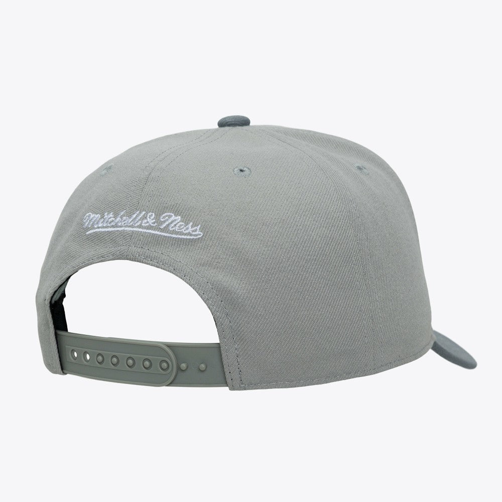 Gray New York Mets Mitchell & Ness Thunderstorm Head Coach Pro-Crown Adjustable Hat
