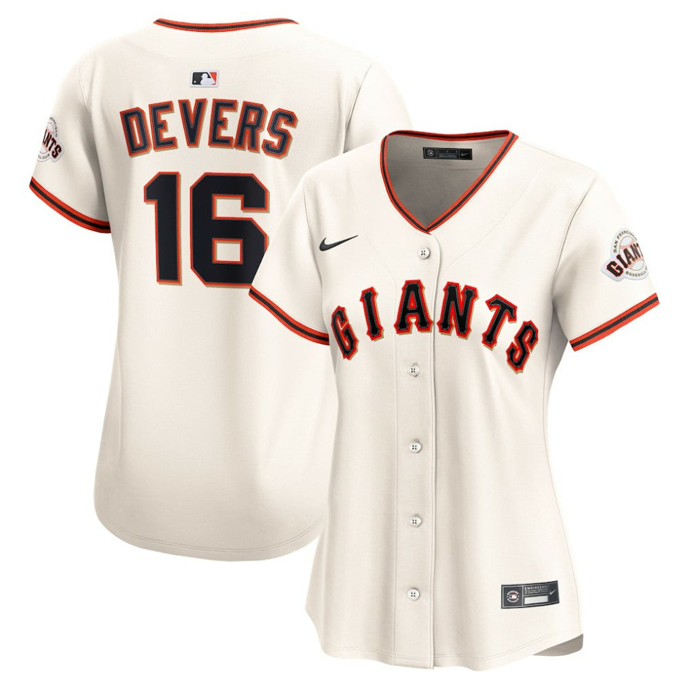 Cream Rafael Devers San Francisco Giants Nike Women's Home Limited Player Jersey