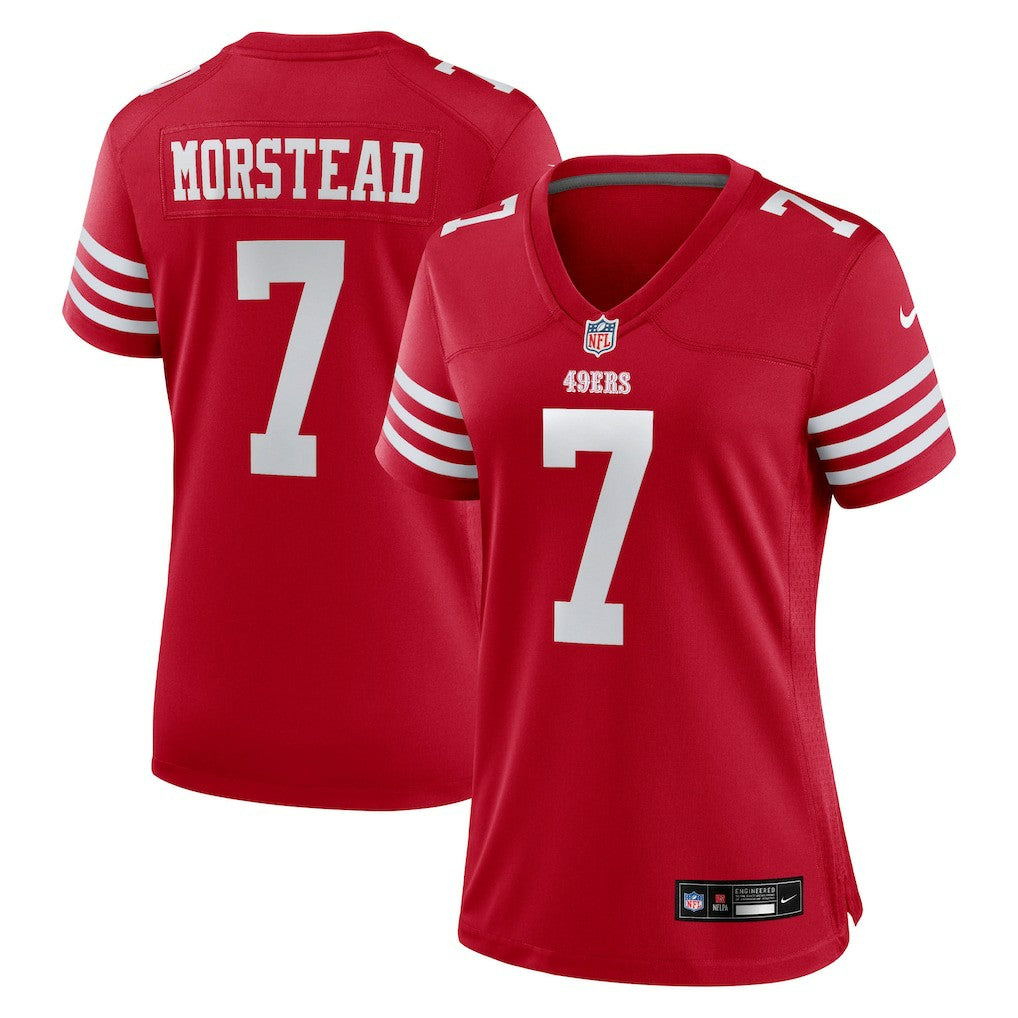 Thomas Morstead  Women's Team Game Jersey - San Francisco 49ers Jerseys