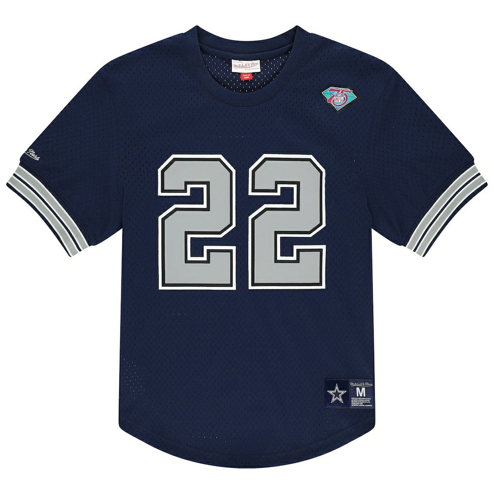 Emmitt Smith  Retired Player Name & Number Mesh T-Shirt - Dallas Cowboys T-shirts