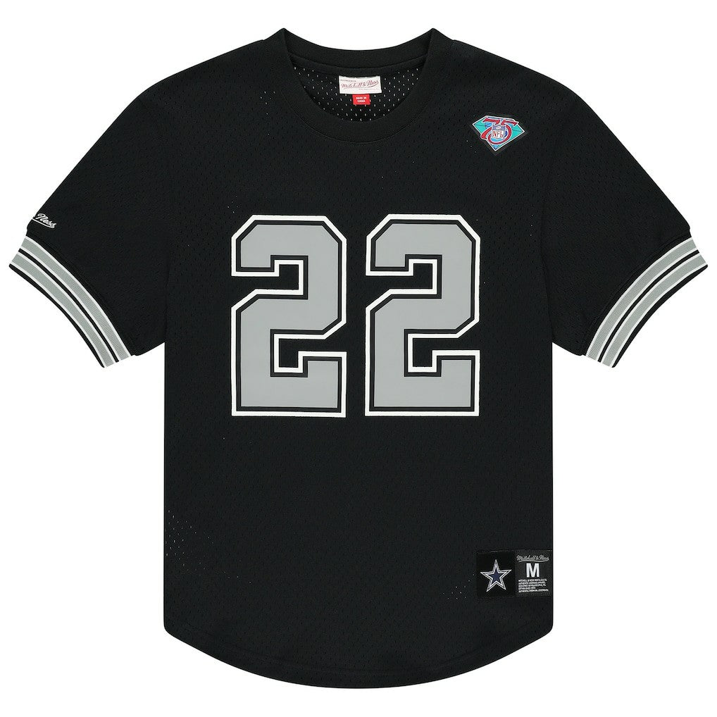 Emmitt Smith  Retired Player Name & Number Mesh Top - Dallas Cowboys Tops