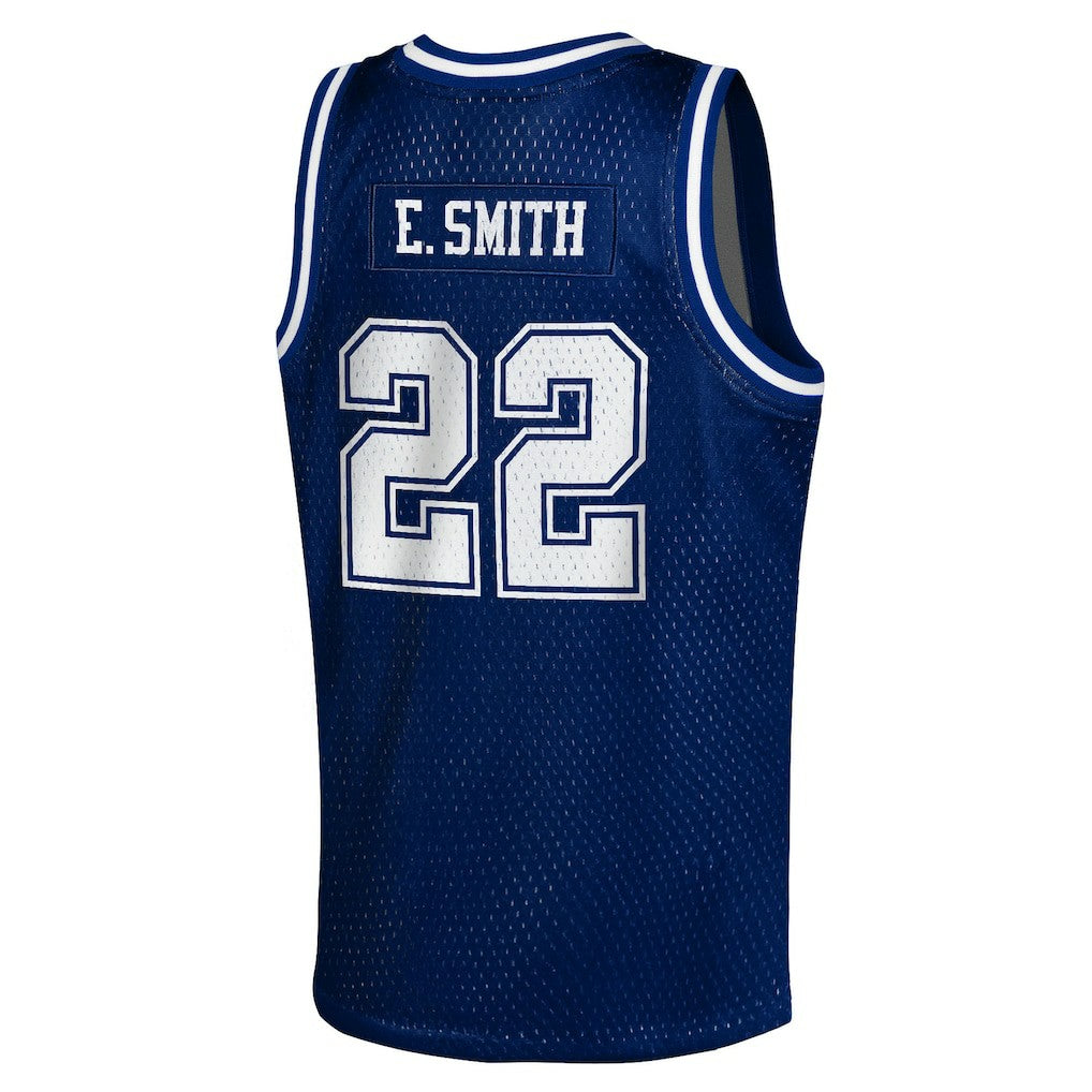 Emmitt Smith  Youth Retired Player NFL Basketball Fashion Jersey - Dallas Cowboys Jerseys