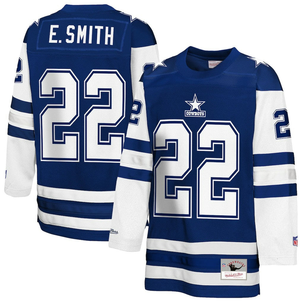 Emmitt Smith  Youth Hockey Fashion Jersey - Dallas Cowboys Jerseys