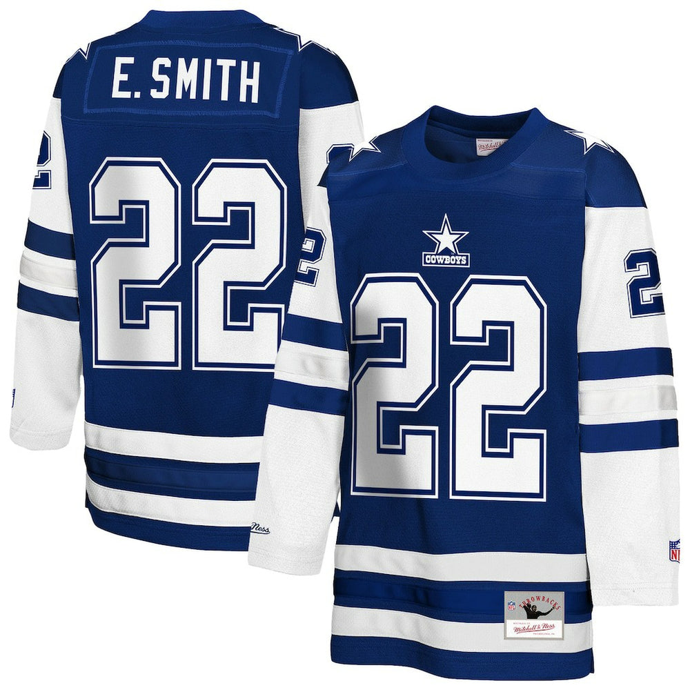 Emmitt Smith  Youth Hockey Fashion Jersey - Dallas Cowboys Jerseys