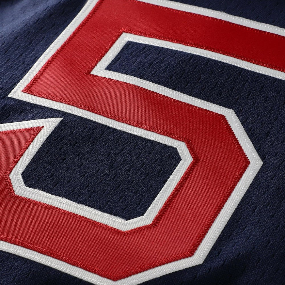 Navy Nomar Garciaparra Boston Red Sox Mitchell & Ness Authentic Batting Practice Jersey