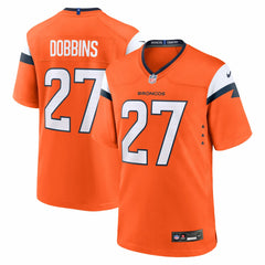 J.K. Dobbins  Team Game Jersey - Denver Broncos Jerseys