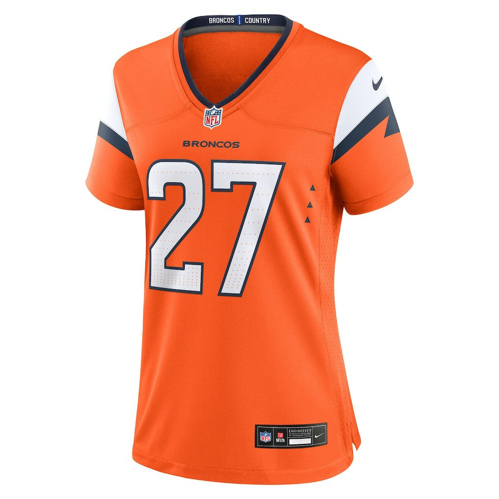 J.K. Dobbins  Women's Team Game Jersey - Denver Broncos Jerseys
