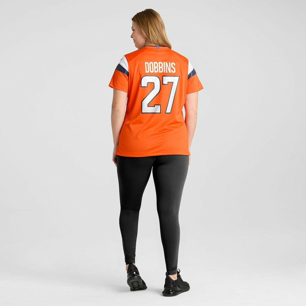J.K. Dobbins  Women's Team Game Jersey - Denver Broncos Jerseys