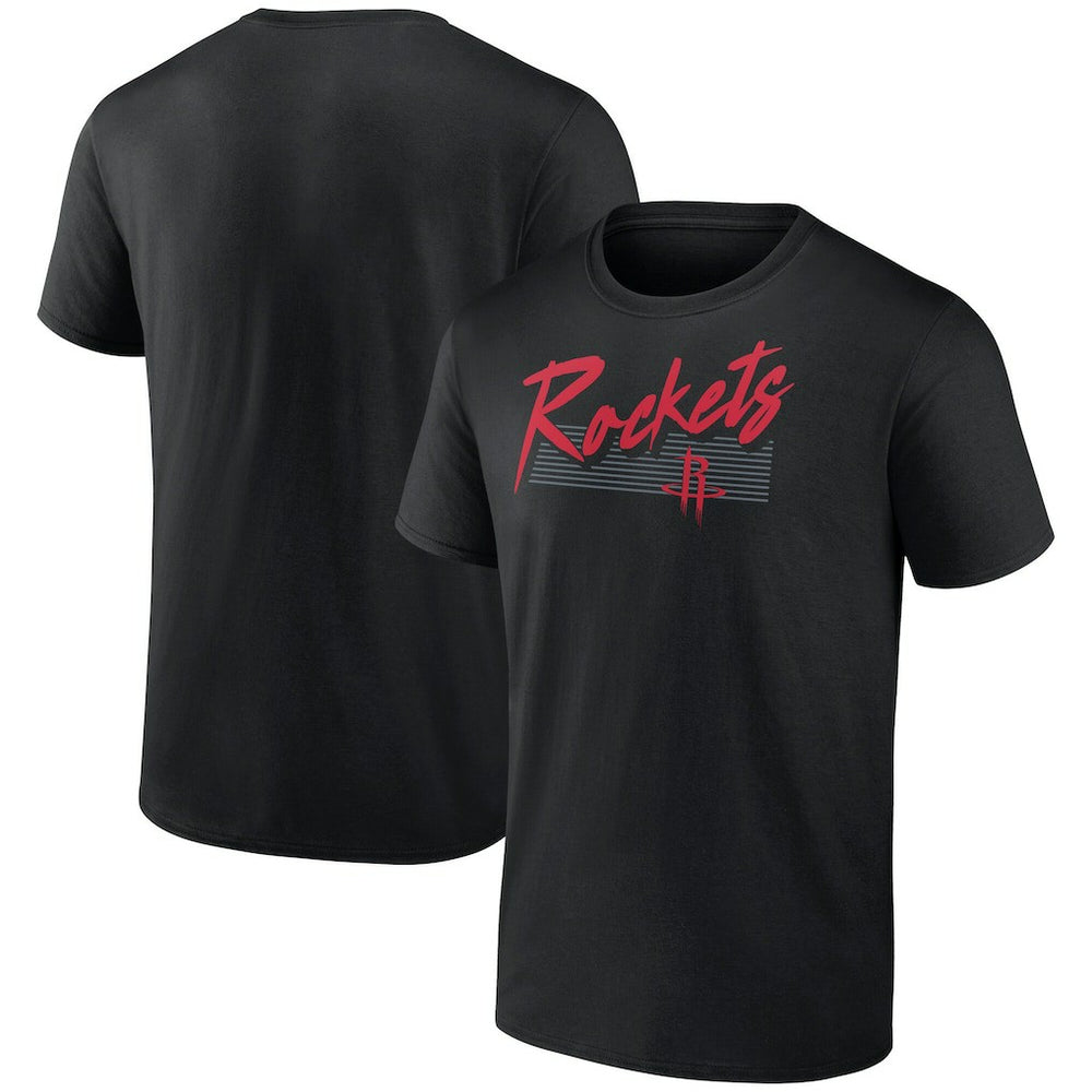 Houston Rockets Color Block Slant Quick Strike T-Shirt