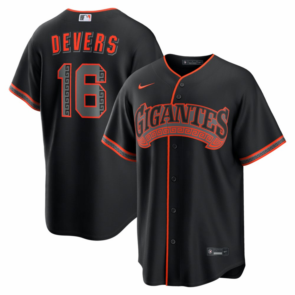 Black Rafael Devers San Francisco Giants Nike Alternate Replica Jersey