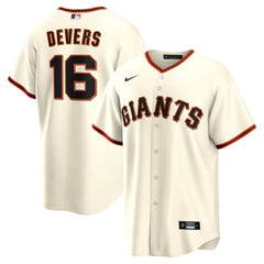 White Rafael Devers San Francisco Giants Nike Home Replica Player Jersey