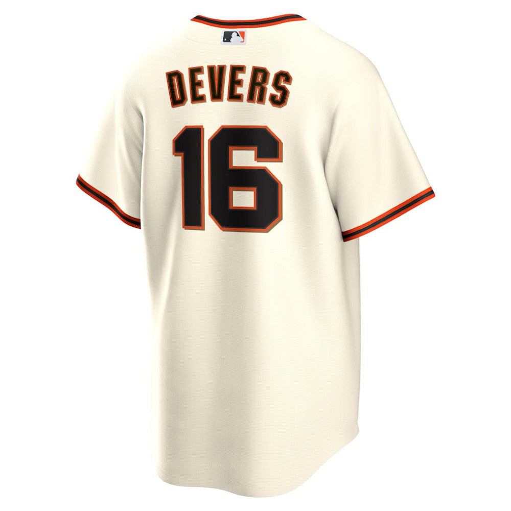 White Rafael Devers San Francisco Giants Nike Home Replica Player Jersey