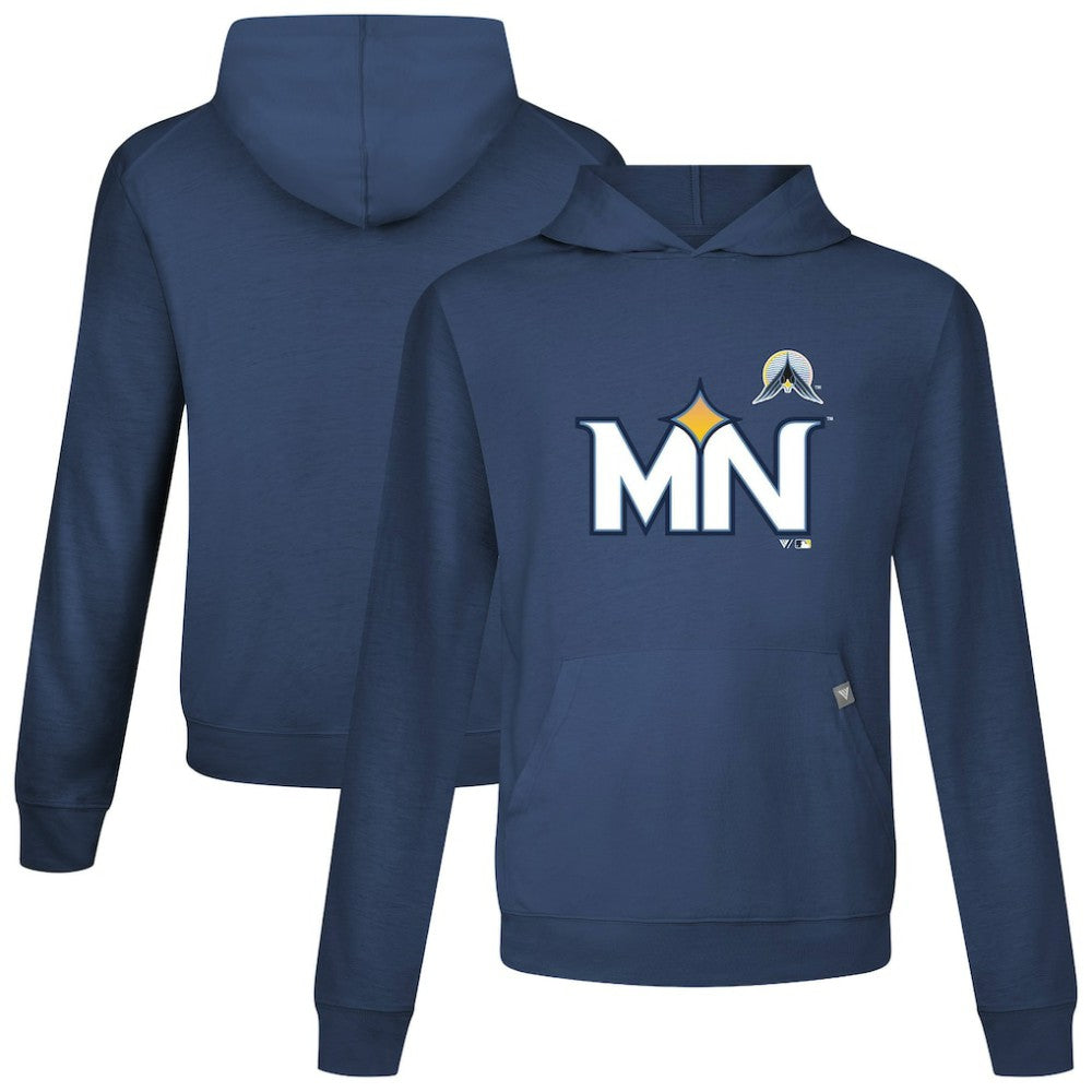 Navy Minnesota Twins Levelwear City Connect Relay Core Logo Pullover Hoodie