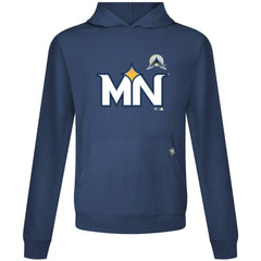 Navy Minnesota Twins Levelwear City Connect Relay Core Logo Pullover Hoodie