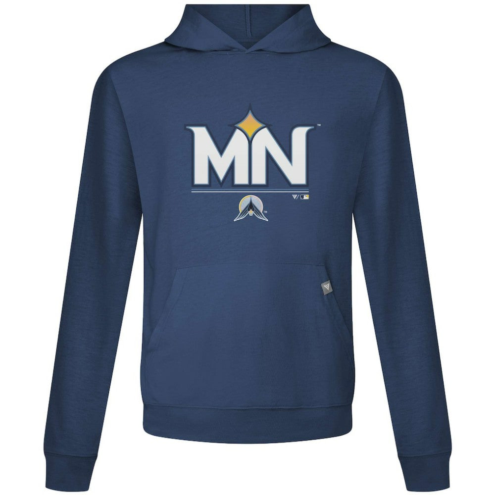 Navy Minnesota Twins Levelwear City Connect Relay Core Logo Pullover Hoodie