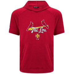 Red St. Louis Cardinals Levelwear City Connect Phase Back Plash Hoodie T-Shirt