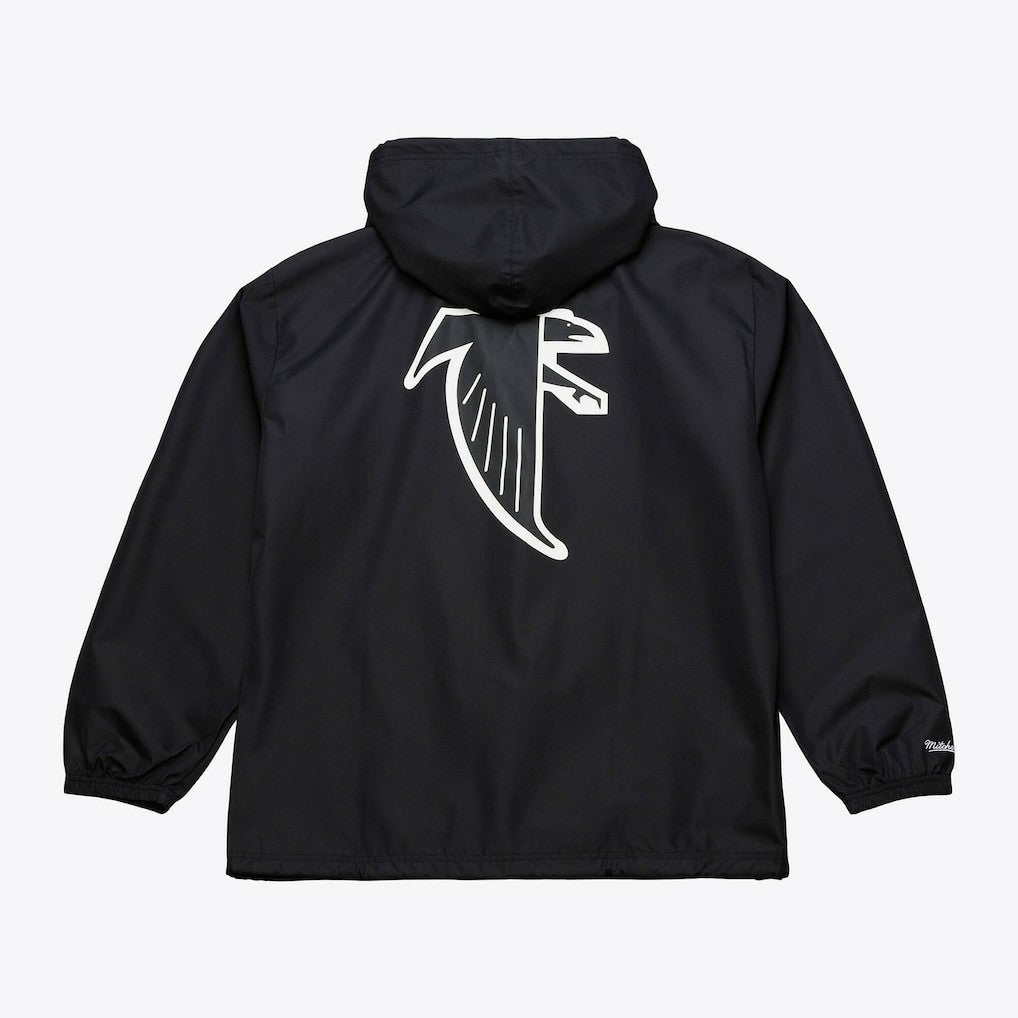 Coaches Full-Snap Hooded Windbreaker Jacket - Atlanta Falcons Jackets
