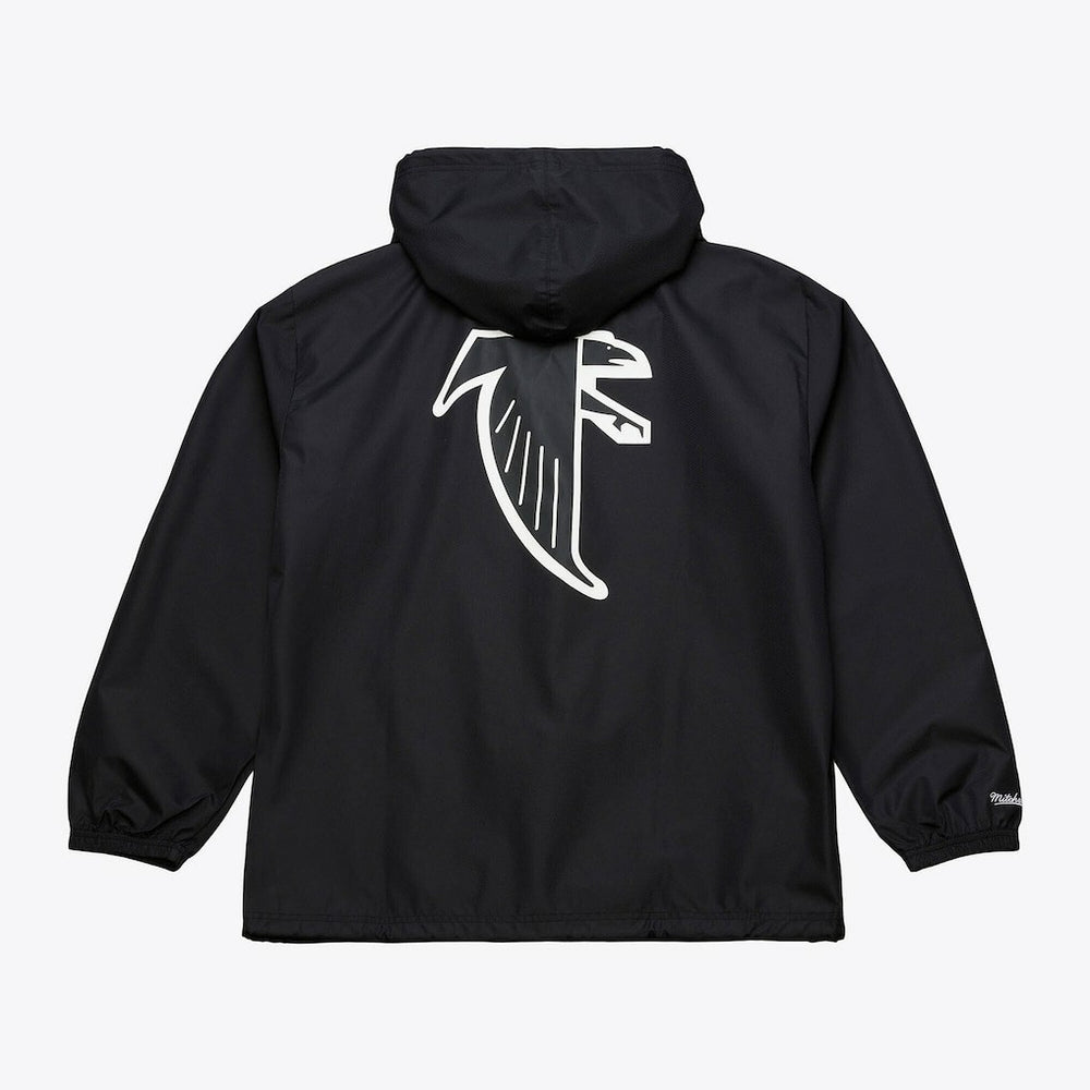 Coaches Full-Snap Hooded Windbreaker Jacket - Atlanta Falcons Jackets