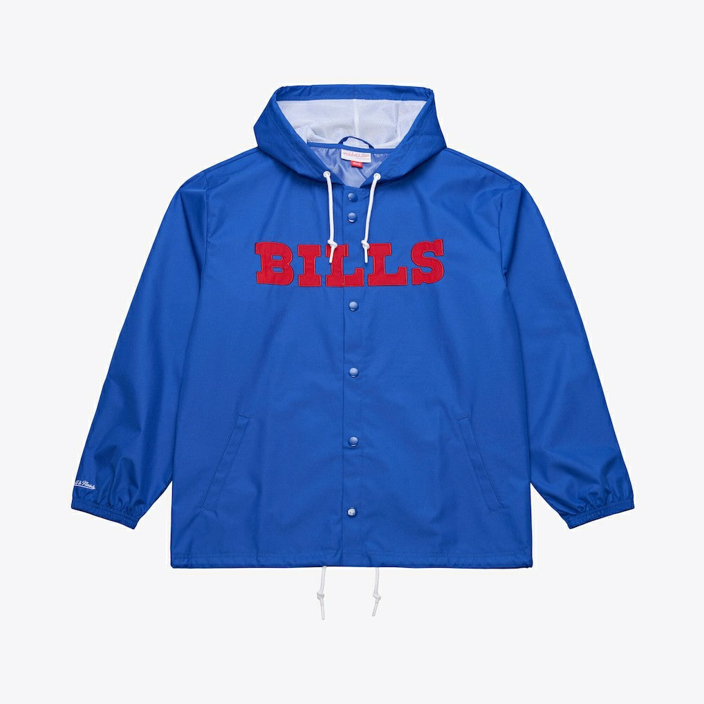 Coaches Full-Snap Hooded Windbreaker Jacket - Buffalo Bills Jackets