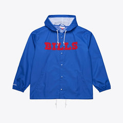 Coaches Full-Snap Hooded Windbreaker Jacket - Buffalo Bills Jackets