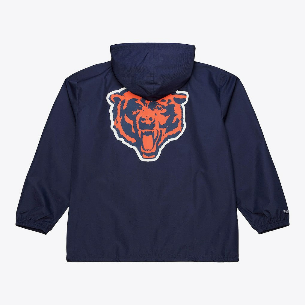 Coaches Full-Snap Hooded Windbreaker Jacket - Chicago Bears Jackets