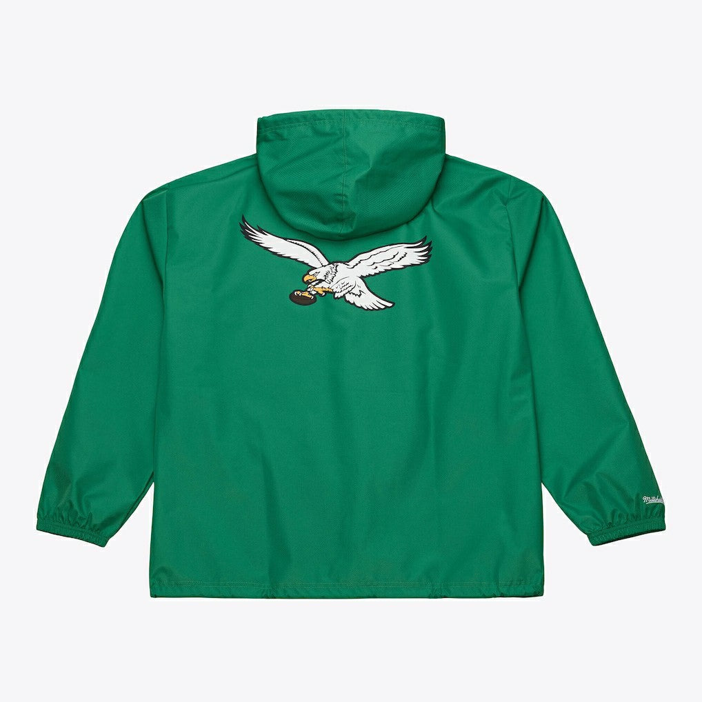 Coaches Full-Snap Hooded Windbreaker Jacket - Philadelphia Eagles Jackets
