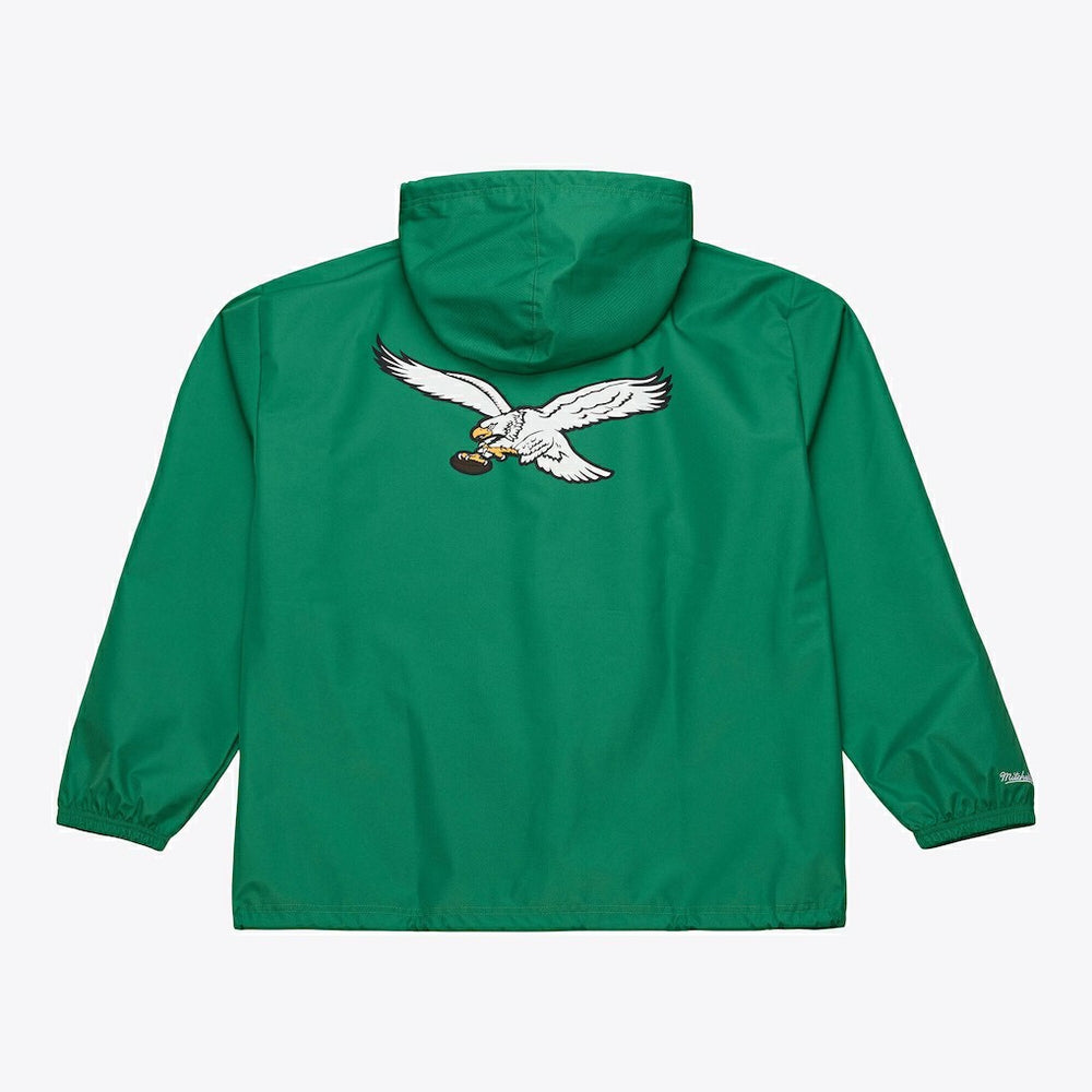 Coaches Full-Snap Hooded Windbreaker Jacket - Philadelphia Eagles Jackets