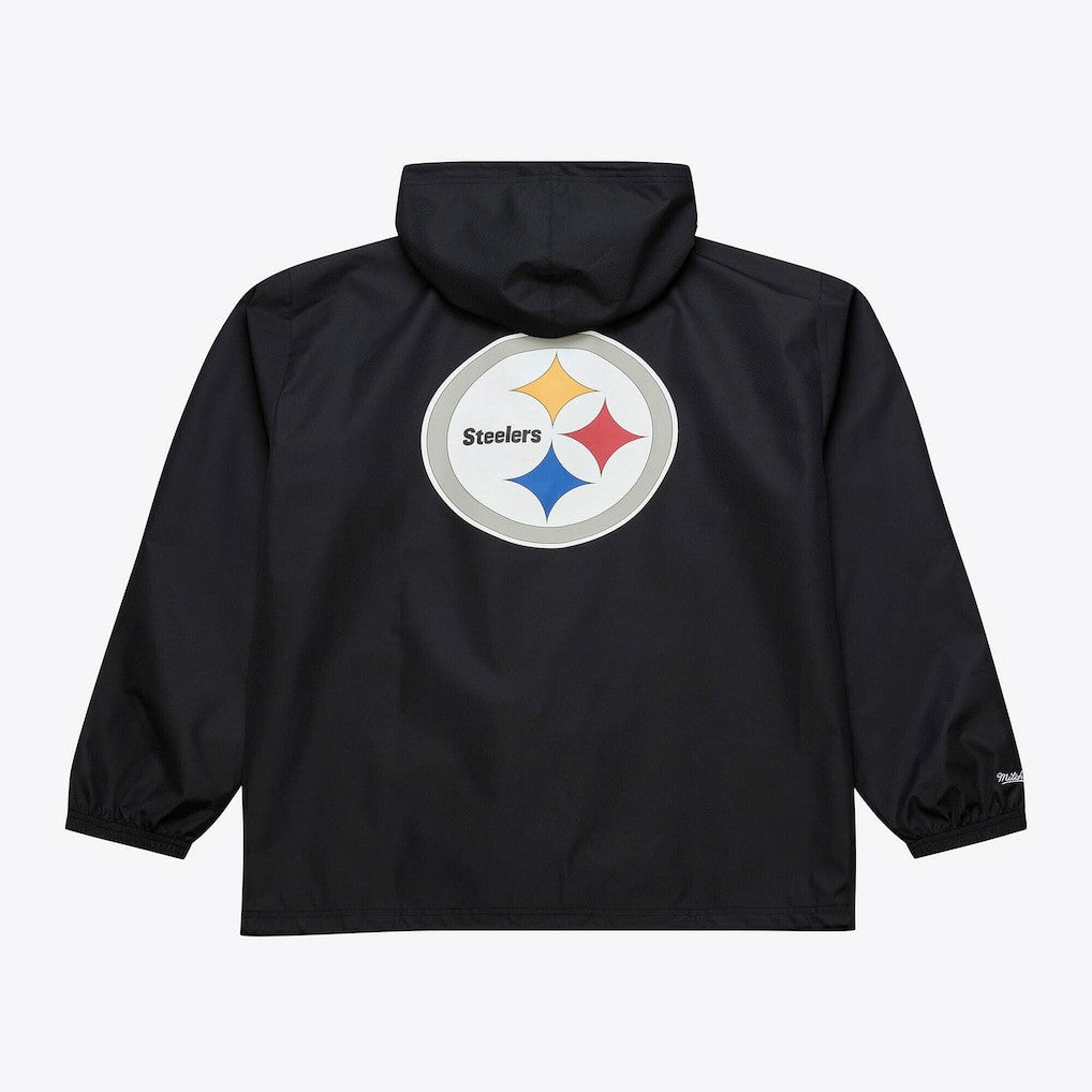 Coaches Full-Snap Hooded Windbreaker Jacket - Pittsburgh Steelers Jackets