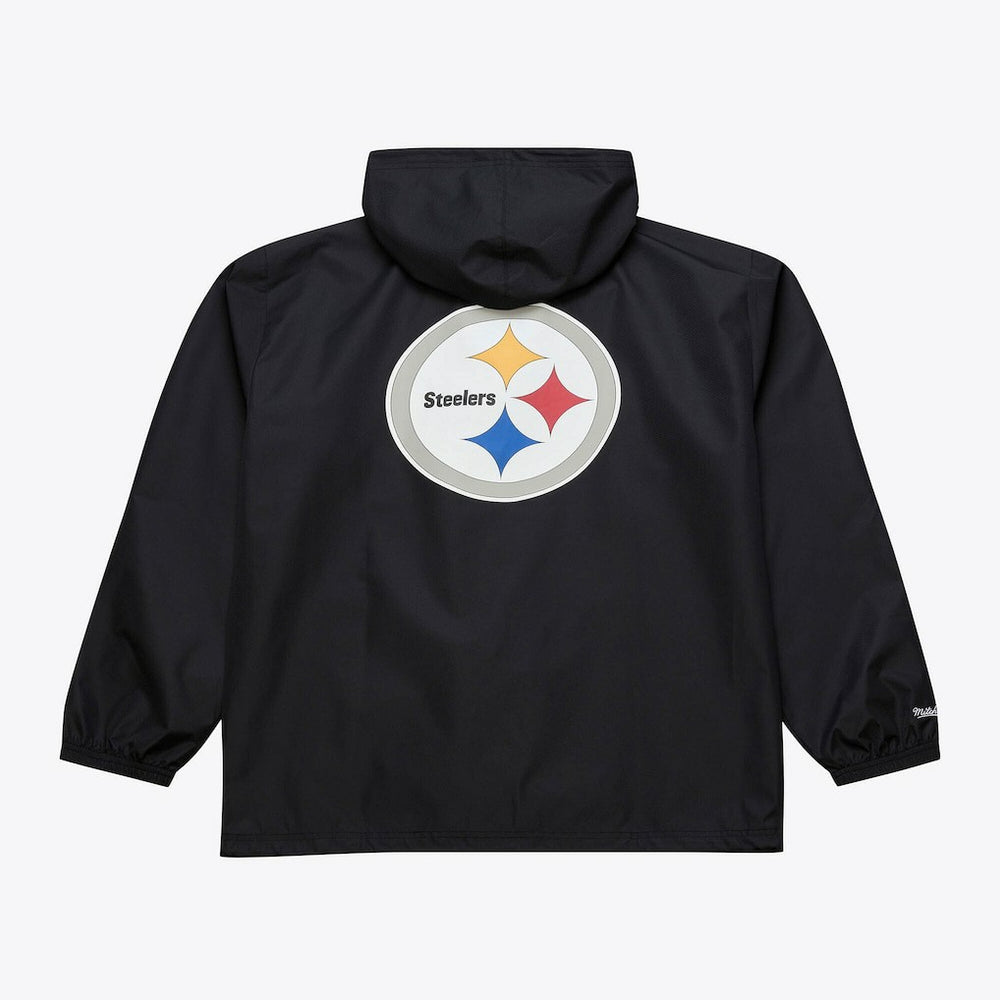 Coaches Full-Snap Hooded Windbreaker Jacket - Pittsburgh Steelers Jackets