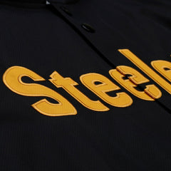 Coaches Full-Snap Hooded Windbreaker Jacket - Pittsburgh Steelers Jackets