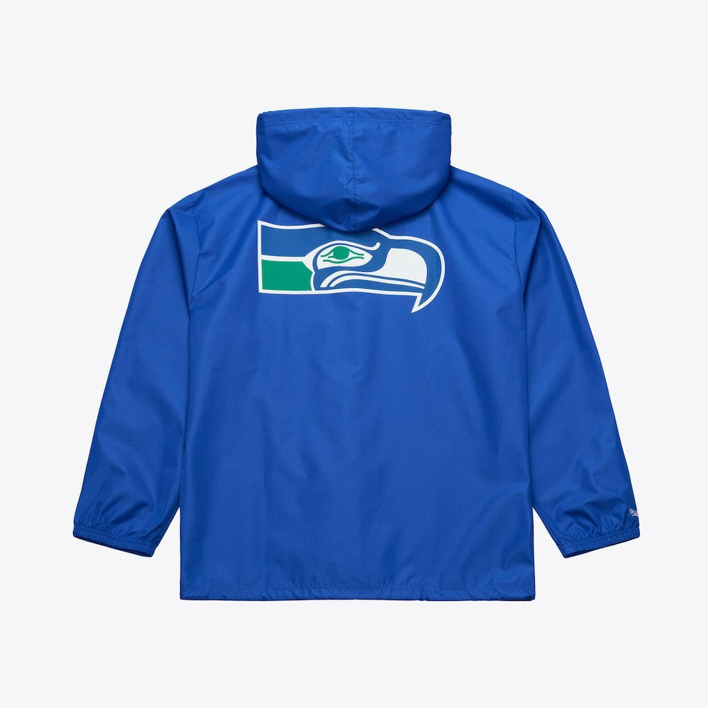 Coaches Full-Snap Hooded Windbreaker Jacket - Seattle Seahawks Jackets