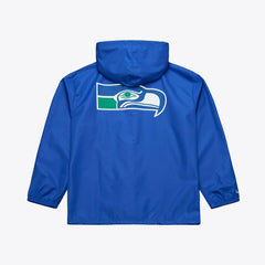 Coaches Full-Snap Hooded Windbreaker Jacket - Seattle Seahawks Jackets