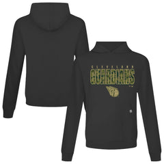 Black Cleveland Guardians Levelwear Relay Protect Pullover Hoodie