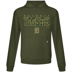 Green Detroit Tigers Levelwear Relay Protect Pullover Hoodie
