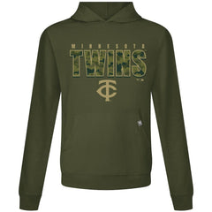 Green Minnesota Twins Levelwear Relay Protect Pullover Hoodie