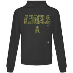 Black Los Angeles Angels Levelwear Relay Protect Pullover Hoodie