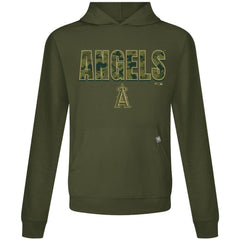 Green Los Angeles Angels Levelwear Relay Protect Pullover Hoodie
