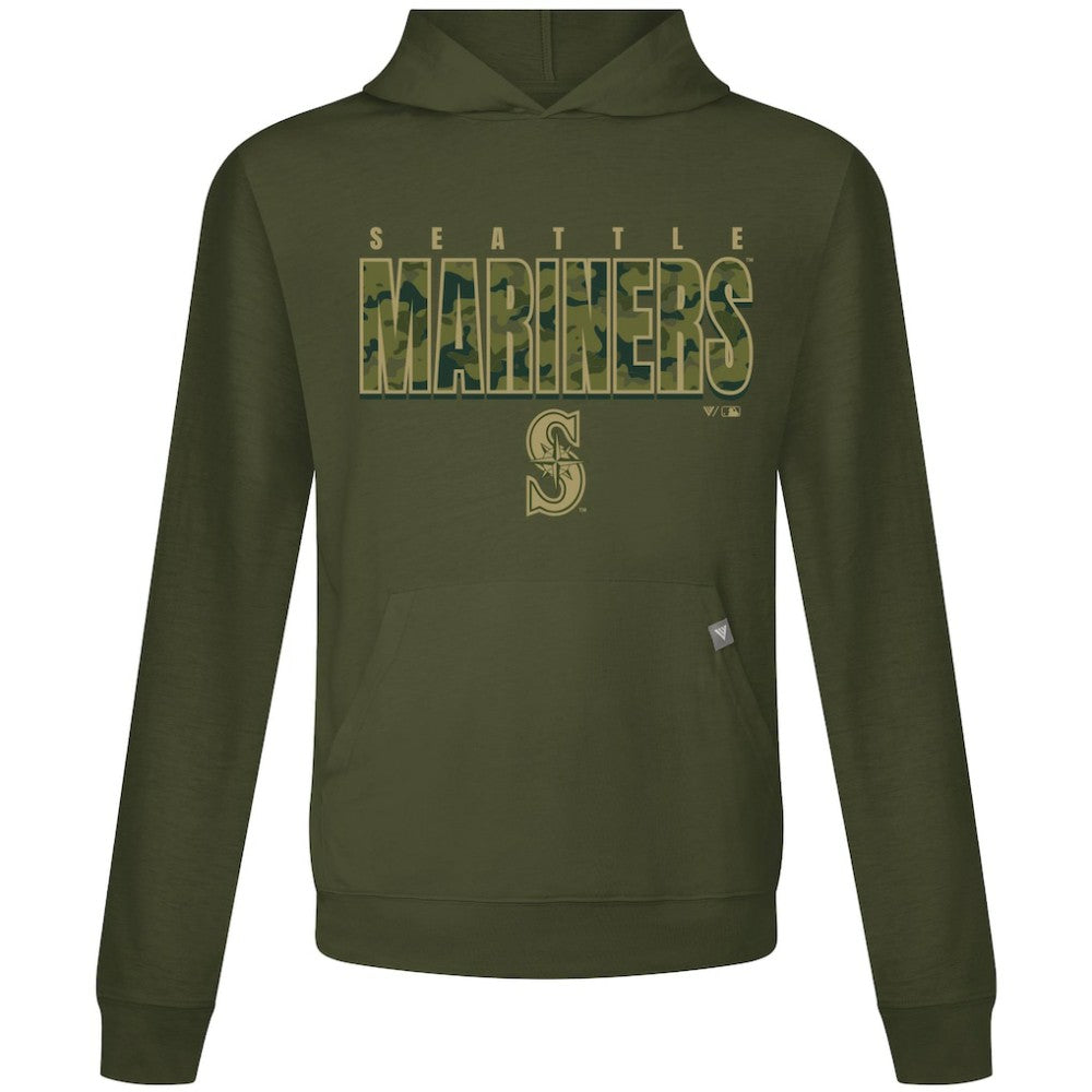 Green Seattle Mariners Levelwear Relay Protect Pullover Hoodie
