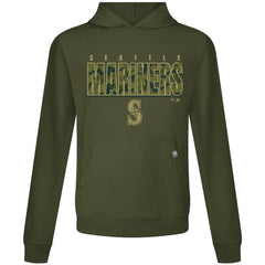 Green Seattle Mariners Levelwear Relay Protect Pullover Hoodie