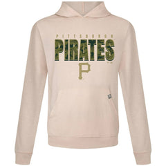 Khaki Pittsburgh Pirates Levelwear Relay Protect Pullover Hoodie