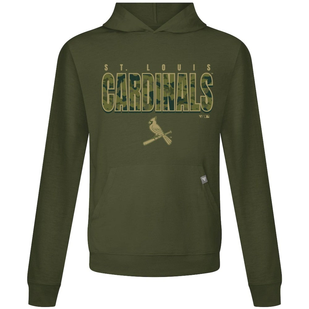 Green St. Louis Cardinals Levelwear Relay Protect Pullover Hoodie