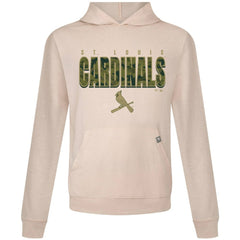 Khaki St. Louis Cardinals Levelwear Relay Protect Pullover Hoodie