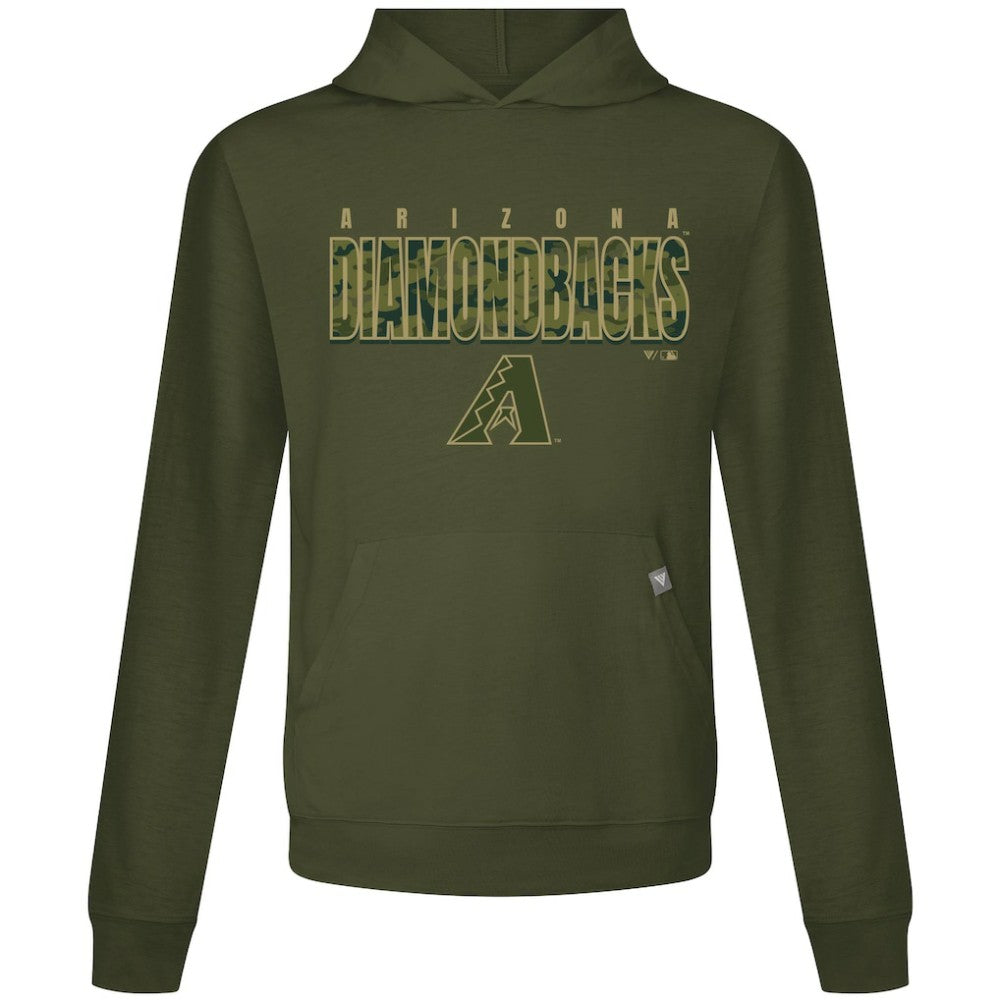 Green Arizona Diamondbacks Levelwear Relay Protect Pullover Hoodie