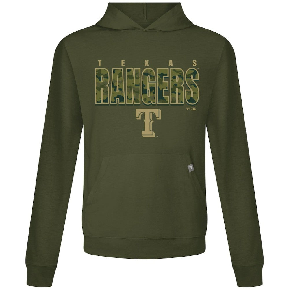 Green Texas Rangers Levelwear Relay Protect Pullover Hoodie