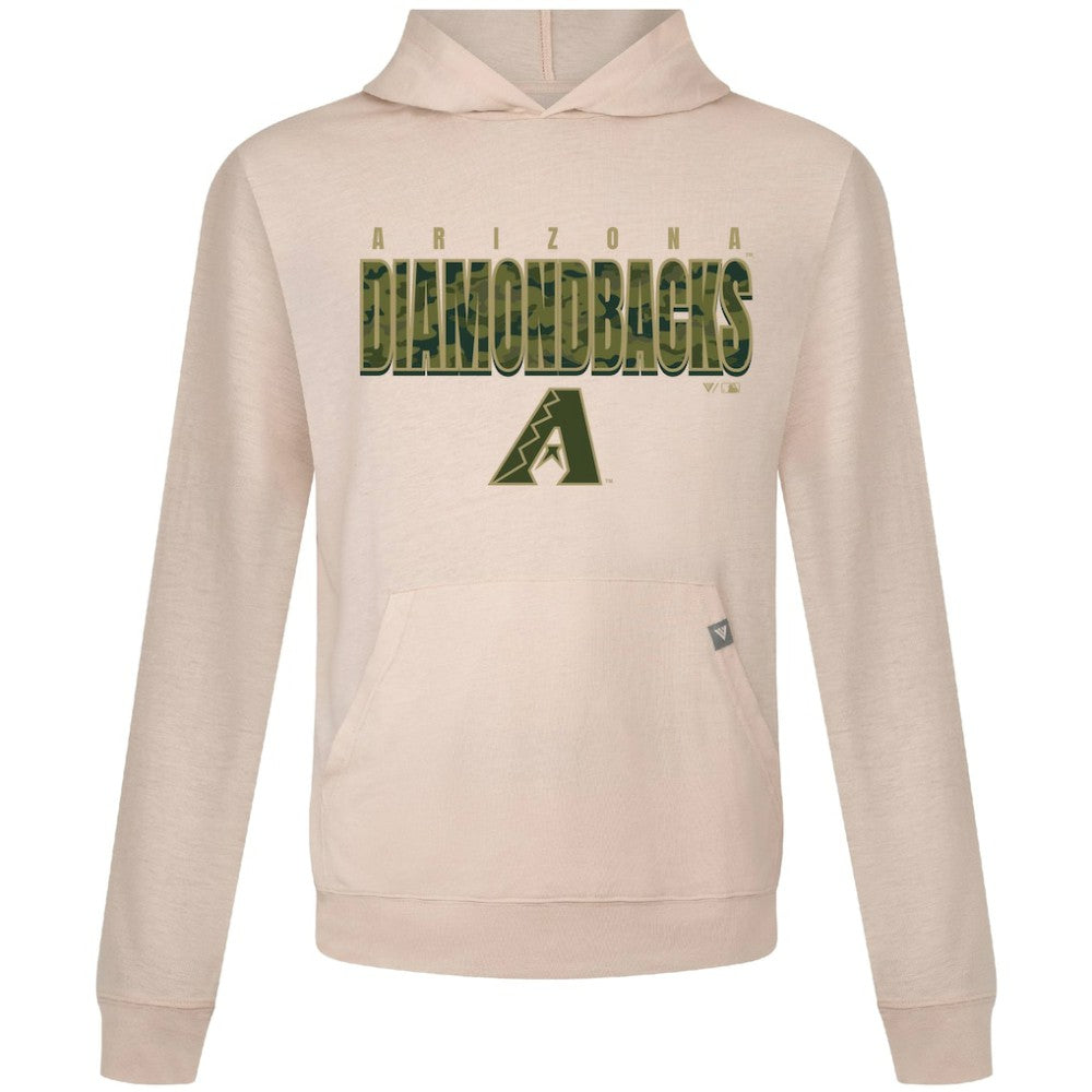Khaki Arizona Diamondbacks Levelwear Relay Protect Pullover Hoodie