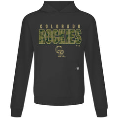 Black Colorado Rockies Levelwear Relay Protect Pullover Hoodie